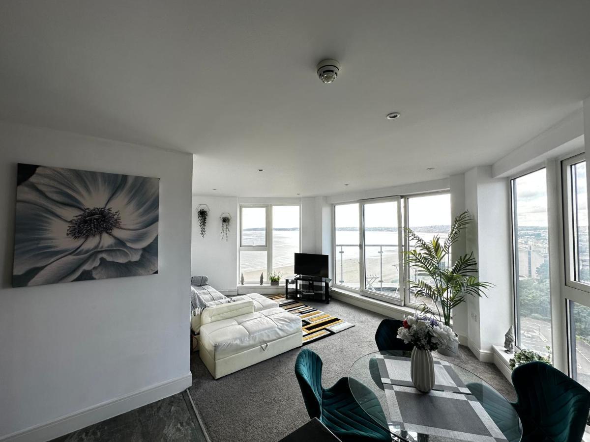 Stunning Ocean & City View Apt Swansea Dış mekan fotoğraf