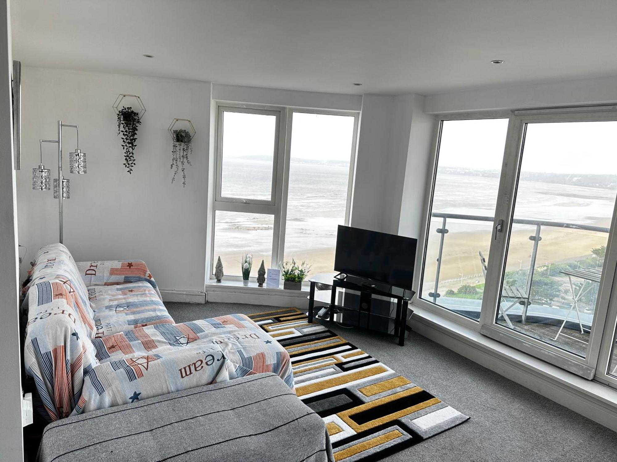 Stunning Ocean & City View Apt Swansea Dış mekan fotoğraf